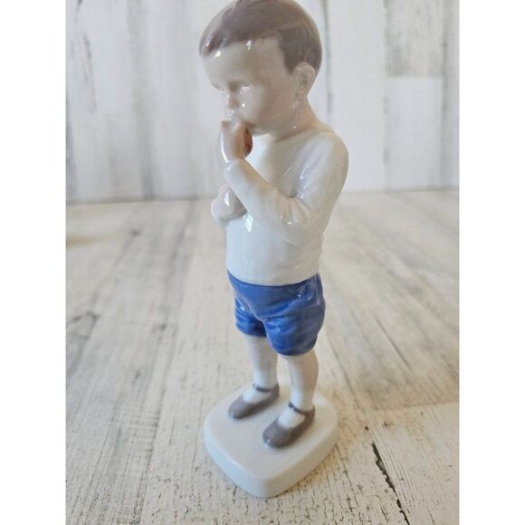 B&g 1696 boy apples Bing Denmark vintage figurine statue - Picture 3 of 7